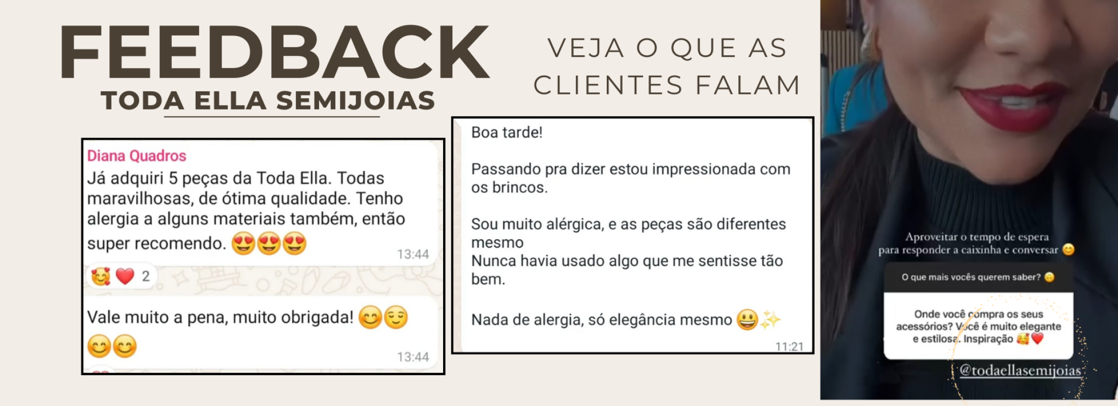 Banner para Site Black Friday Loja de Roupas Minimalista Bege e Marrom